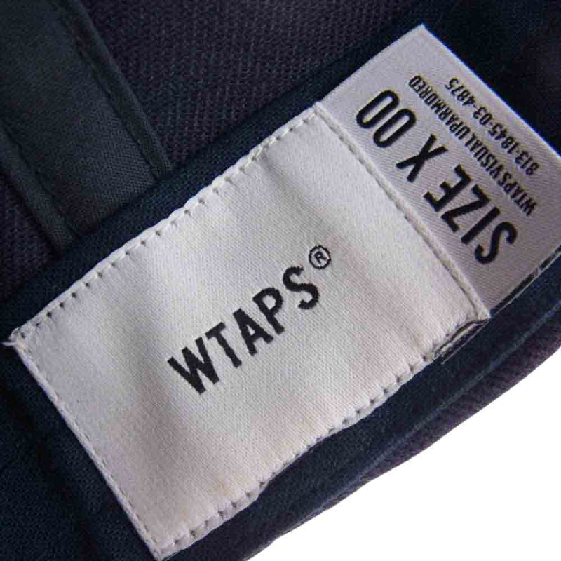 WTAPS ロゴ入り ネイビースナップバックキャップ