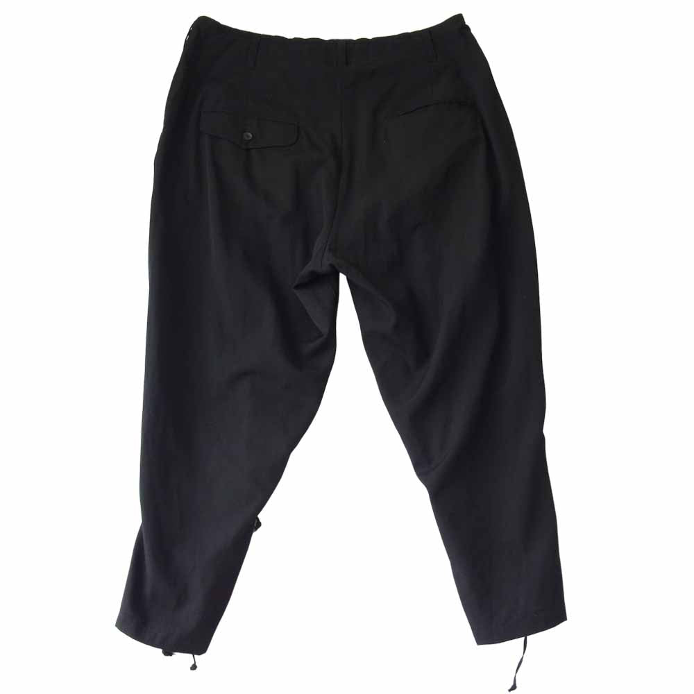 19SS ウールギャバ100% ヨウジヤマモト オム カラスパンツ