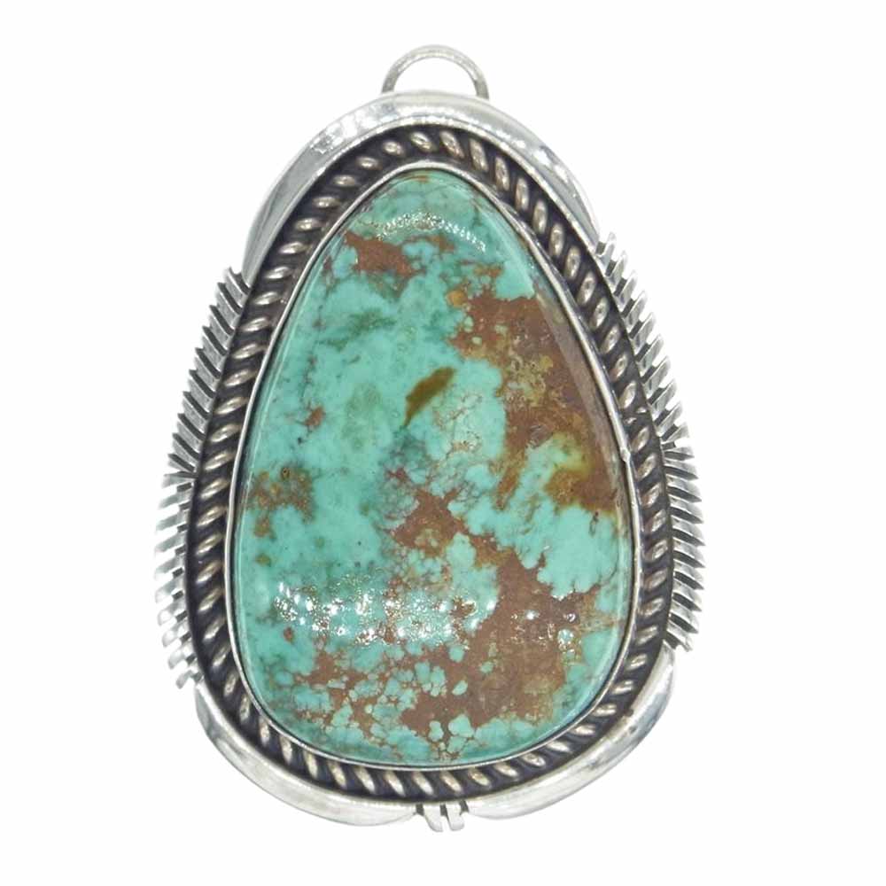ナバホ navajo ターコイズ ペンダント トップ シルバー925 刻印あり