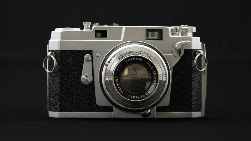 アンティークKonicaIIレンジファインダーカメラ訳有レンズ別購入機動完