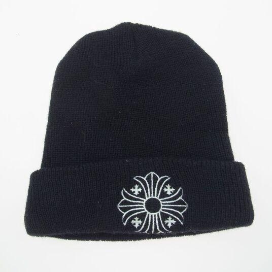 クロムハーツ（原本無） TRUCKER CAP レザー セメタリークロスパッチ