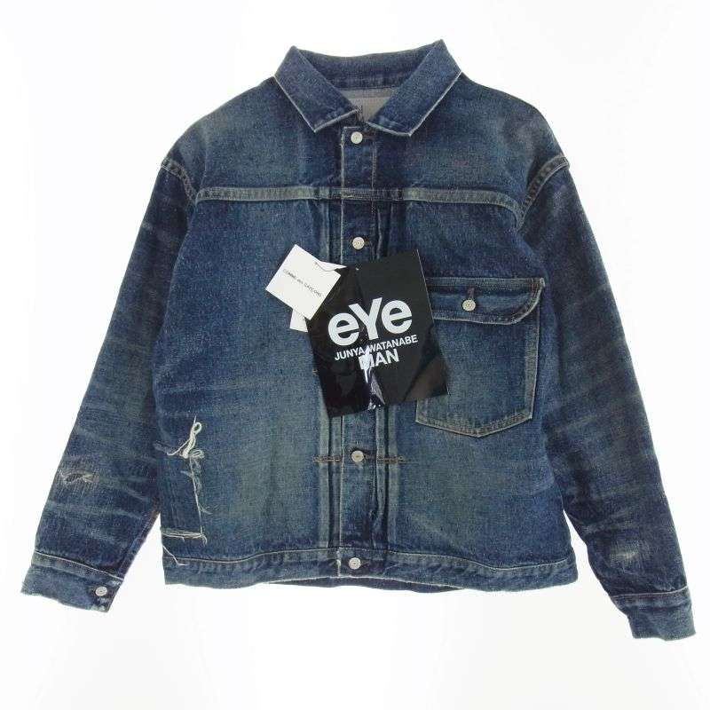 ジュンヤワタナベ コムデギャルソン ルイスレザー 縮絨 ニット