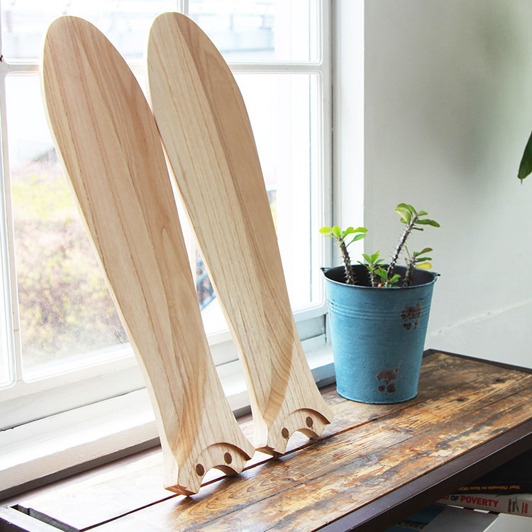 Modern Collection LED シーリングファン REAL wood blades (電球色