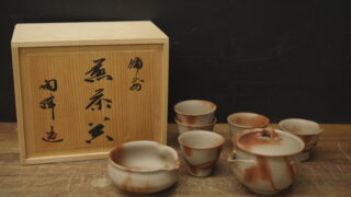 ☆ 木南知加選先生 昭和初期の名工 備前焼裸婦 共箱 【27】 木南知加選