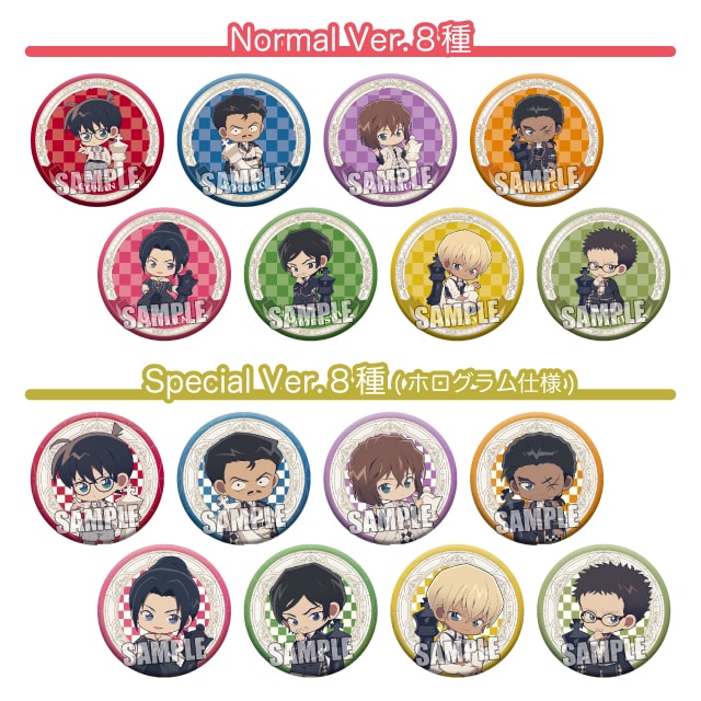 劇場版名探偵コナンのキャンバスアートとピンバッジコレクション