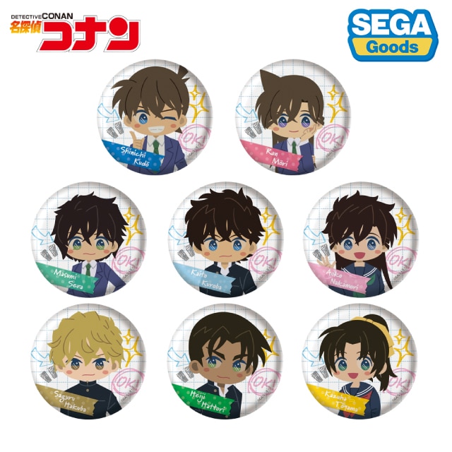 名探偵コナン 黒羽快斗 中国限定 缶バッジ 犯人の犯沢さん 名