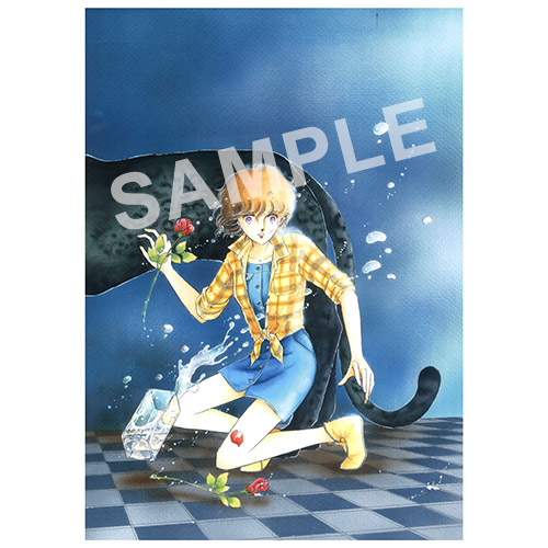 篠原千絵 闇のパープルアイ 複製原画 篠原千絵先生画業40周年記念『闇