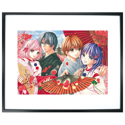 くまがい杏子先生直筆サイン入り 『あやかし緋扇』複製原画プリマ