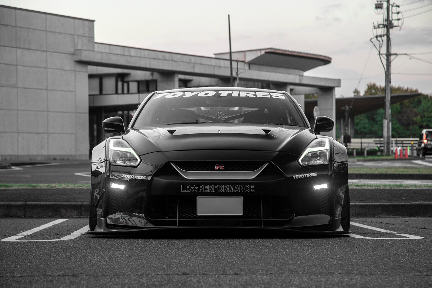 1/18LB-WORKSリバティーウォークGT-R(R35) Black LIBERTYWALK LB