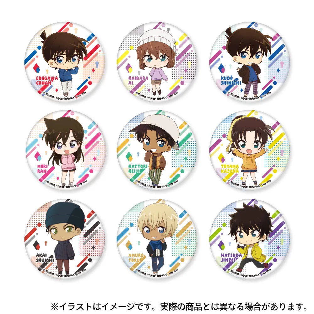 31日まで】名探偵コナン コナン コナンプラザ ハート型缶バッジ 松田陣