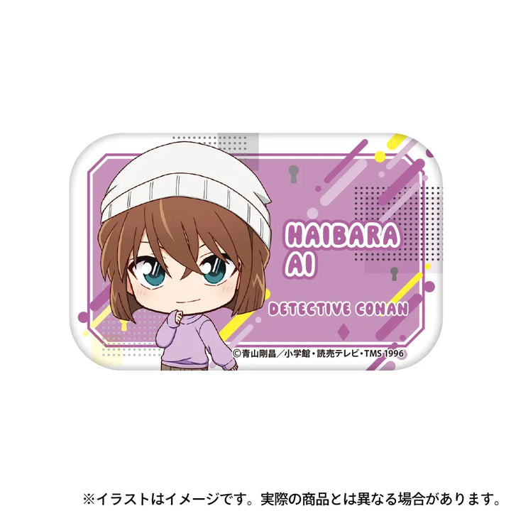 名探偵コナン 灰原哀 缶バッジ クリスマス 2021 ふるさと館 非売品 名