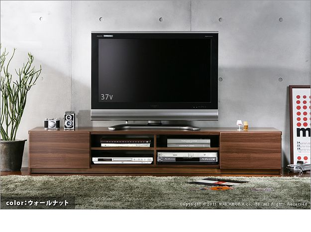 背面収納 TVボード ROBIN〔ロビン〕 幅180cm テレビ台 ローボード