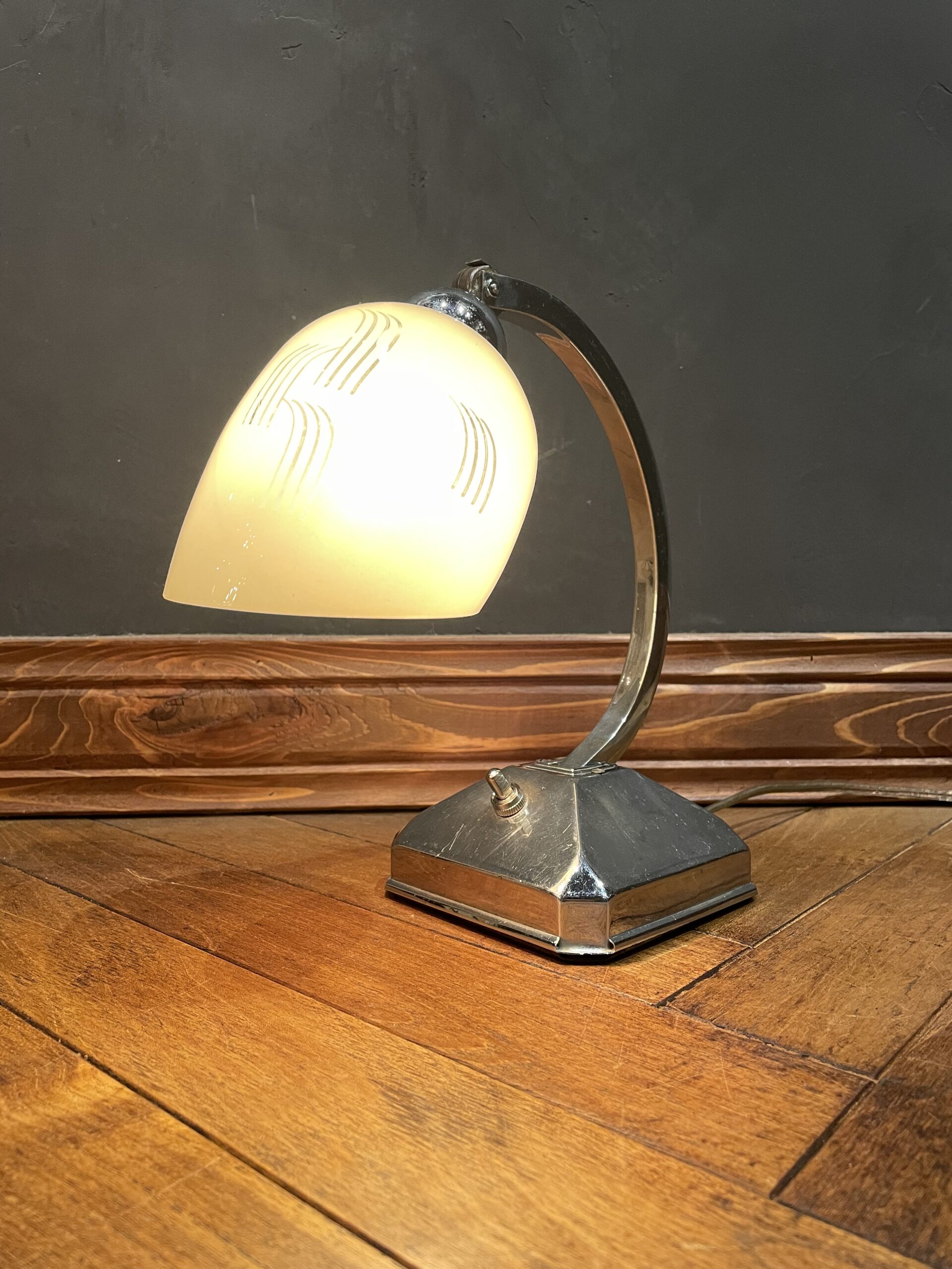 French art deco table lamp 1灯 / フレンチ アールデコ テーブル