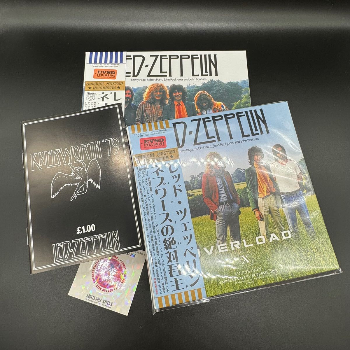 LED ZEPPELIN - OVERLOAD “Knebworth 1979” 3CD BOX THE REAL