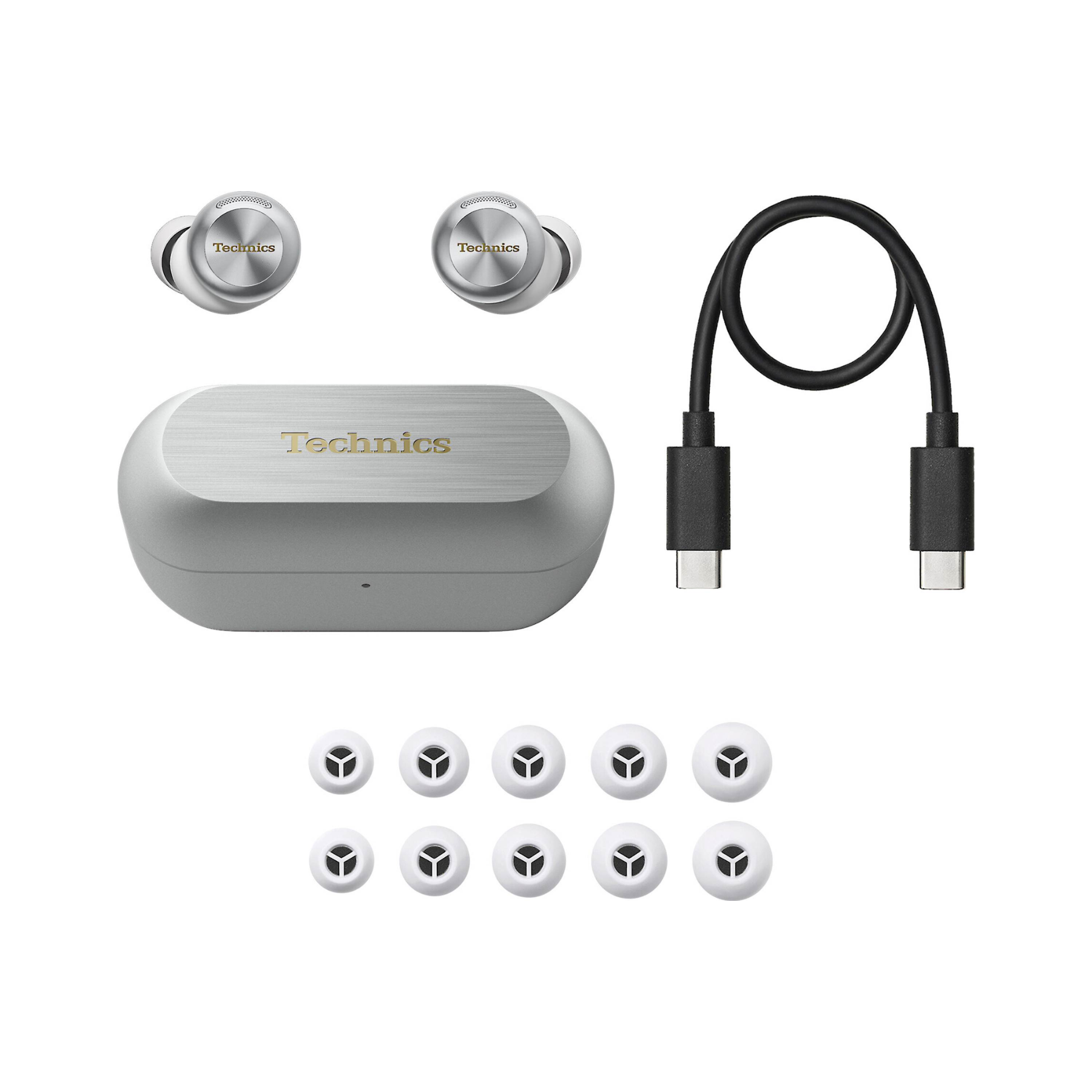 Technics EAH-AZ100 True Wireless Earbuds With Dolby Atmos (Silver