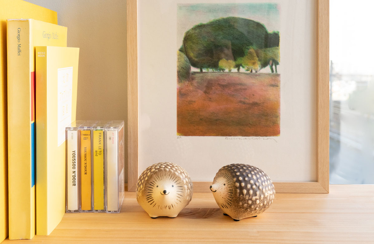 リサ・ラーソン ハリネズミ置物 流れ星のハリー 「ヘイヘイ