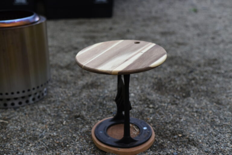 カスタム】薪割り後はサイドテーブルに！｜キンドリングクラッカー