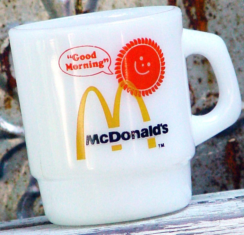 1976 McDonald's Good Morning Vintage Fire King Coffee Mug | Flickr