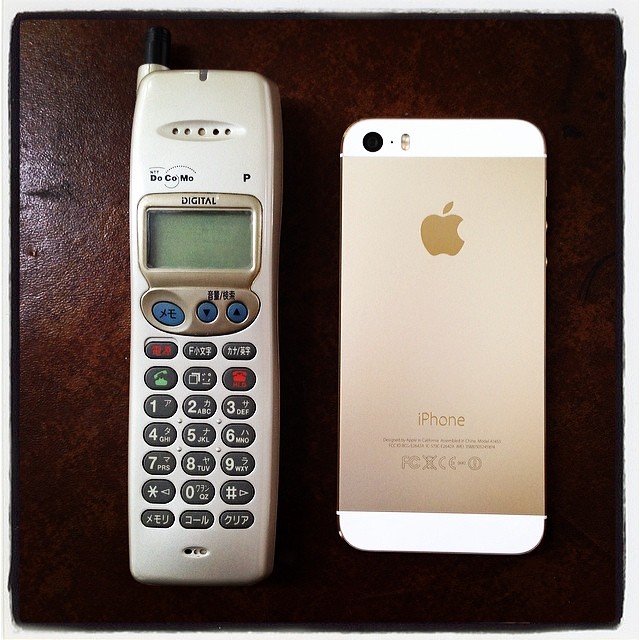 docomo P101 HYPER デジタルムーバ シャンパンゴールド mova ドコモ