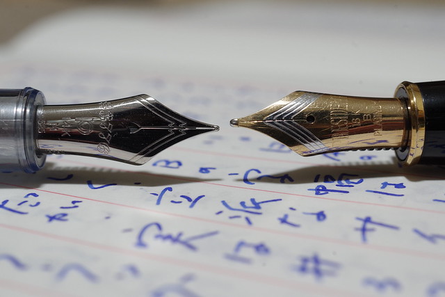 まぁ妥当ですよね プラチナ万年筆 PRESIDENT B: 弘法よ、筆は選べ