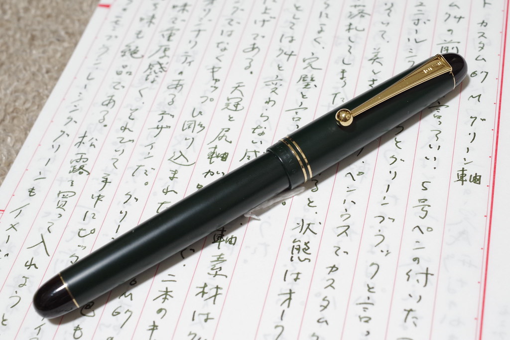 ケース入り 万年筆 PILOT カスタム67 ケース入り 万年筆 PILOT