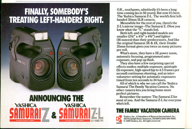 Yashica Samurai Z / Z-L / Z2 - Camera-wiki.org - The free camera