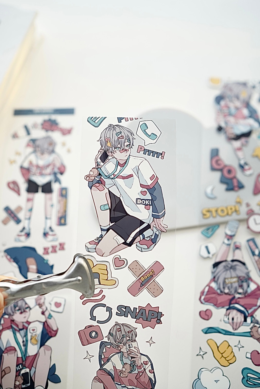 24H ONLINE 男の子マステ 人物マステ PET 和紙テープ 日本絵師