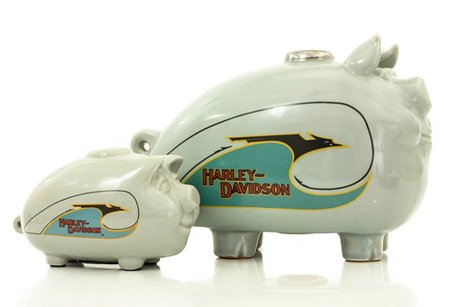 Harley Davidson Piggy Banks & Mugs | Flickr