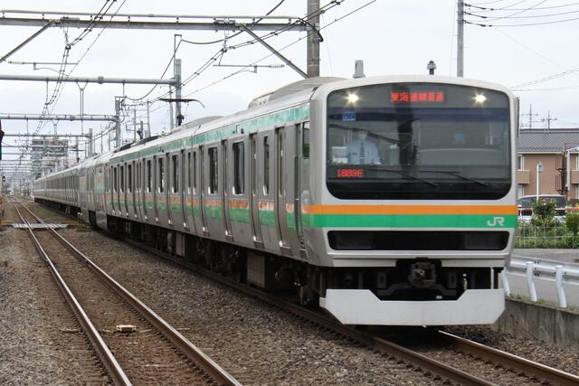 宇都宮線 東北線 上野東京ライン 湘南新宿ライン 番線標 上り E231系