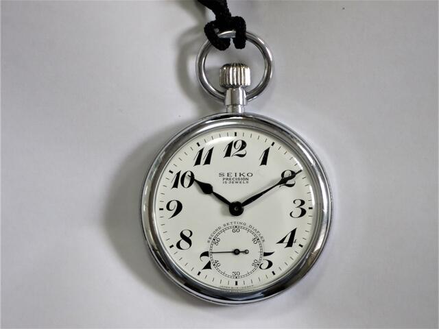 国鉄時代の車掌さんが使ってた時計 稼動品 国鉄時代の車掌さんが使って