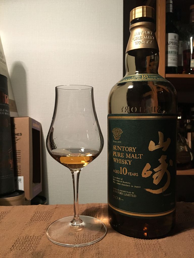 サントリー シングルモルトウイスキー 山崎 10年 700ml緑ラベル
