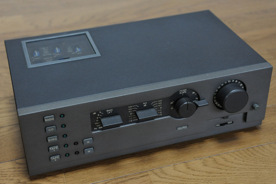 英国の名作 QUAD44プリアンプ 元箱取説コピー付き 動作良好アナログ盤