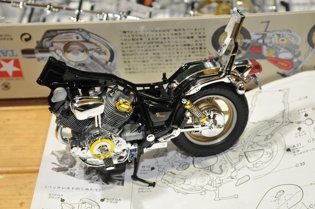 プラモデル タミヤ 1/12 YAMAHA XV1000 ビラーゴ Vol.6 : クローゼット