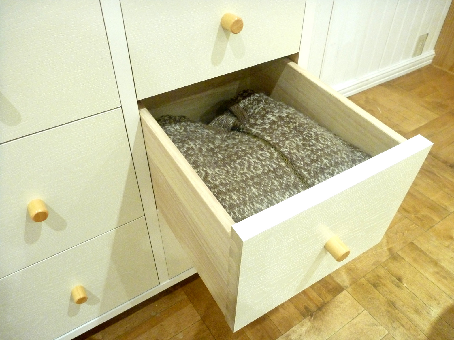 モモナチュラルのウッド 5段チェスト 【公式通販】 ユッキーノ様専用