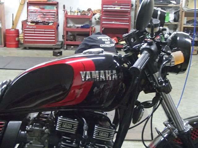 XJ400用 FXタンク加工済 新品コック付き