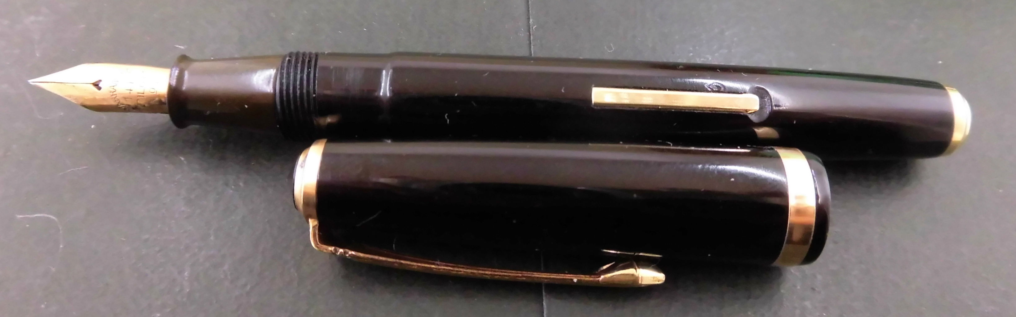 PILOT パイロット 53R ビンテージ 万年筆 14K 動作未確認 PILOT 53R 14K -<No.1>- : 万年筆おやじの備忘録