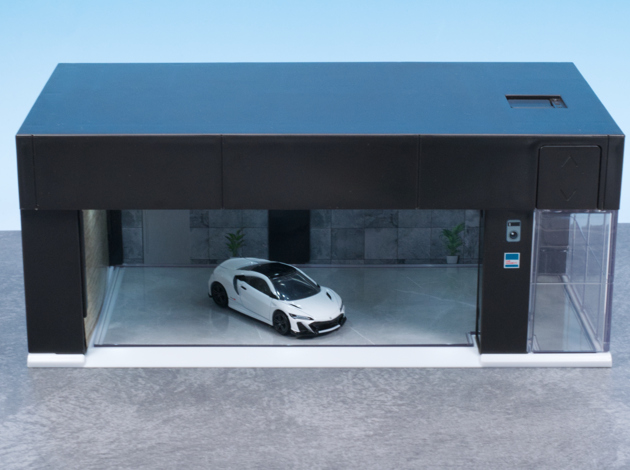 トミカガレージプレミアムブラックエディションとニスモライトアップ