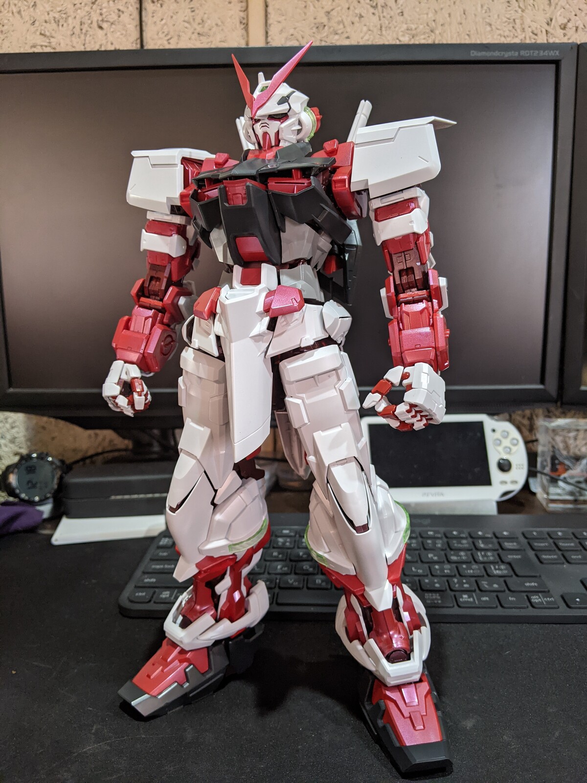 PG ガンダムアストレイ レッドフレーム改 作りかけ 最高 ガンダム