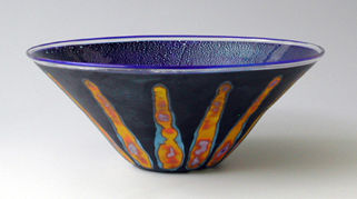 ガラス作家 伊藤賢治 ゴブレット グラデーション グラス ガラス作家