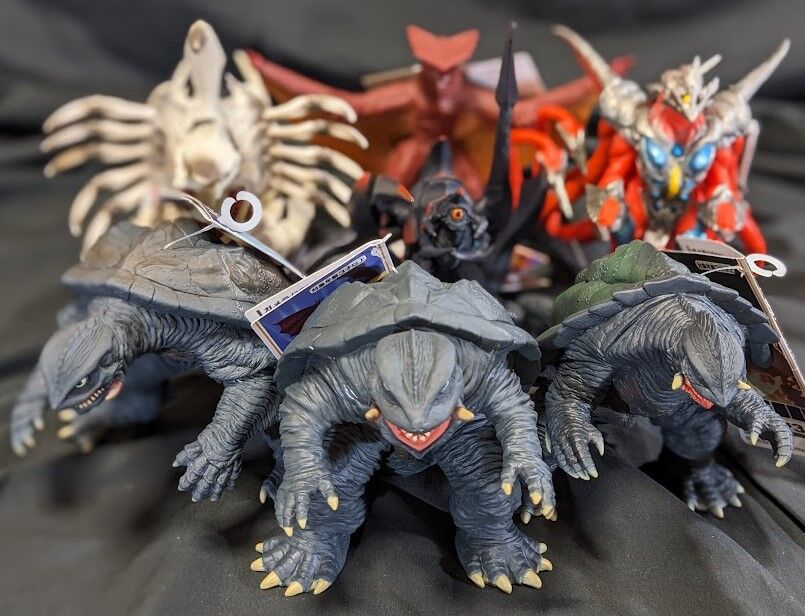 平成ガメラ95,96,99（エクスプラス）ソフビフィギュア3体セット