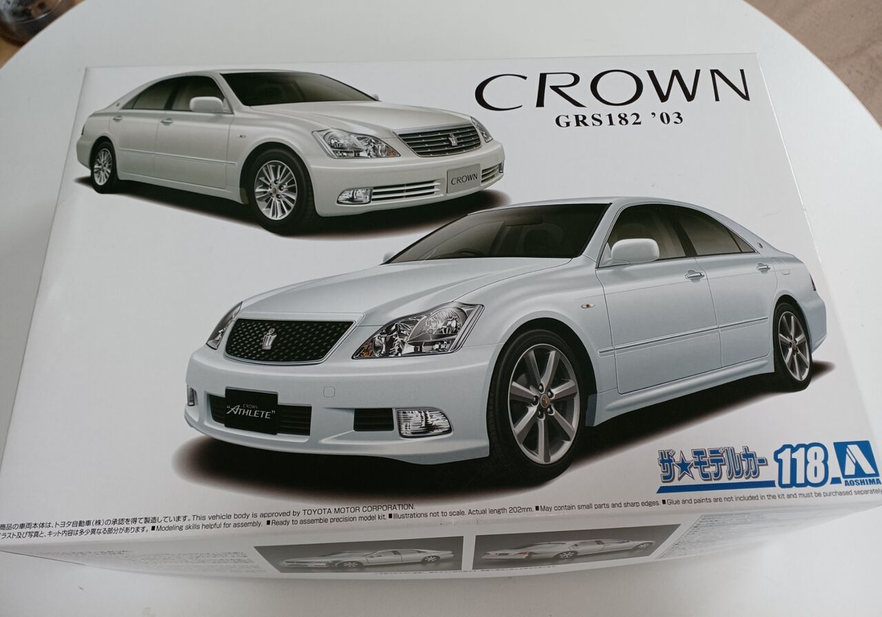 絶版 アオシマ 1/24 ロジャム IRT 200 クラウン アスリート レア