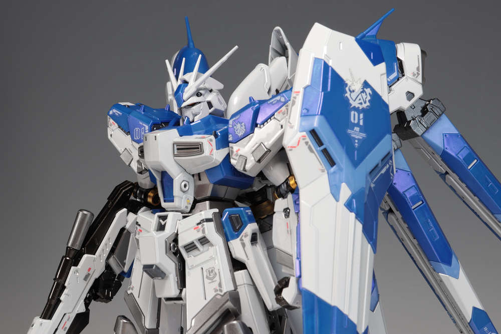 RG Hi-νガンダム チタニウムフィニッシュ 完成 : デンデロの消失