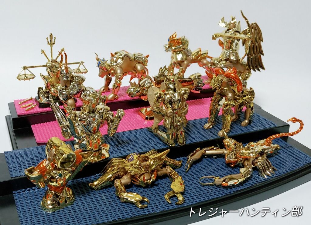 聖闘士星矢 セイントクロス ゴールドセイント 当時物 12体勢揃い
