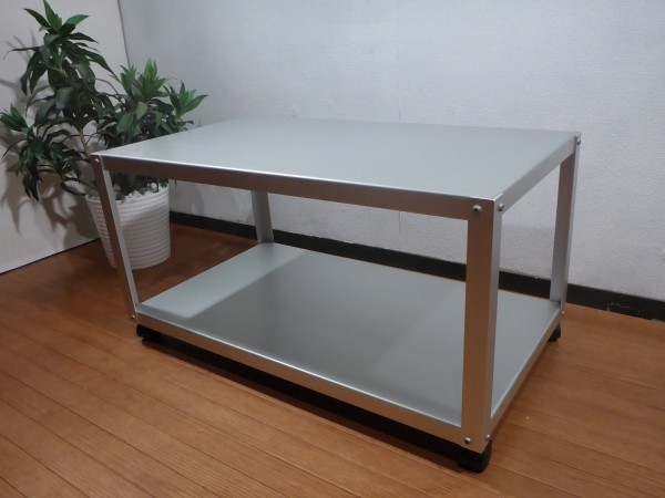 廃盤 無印良品 MUJI アルミ ローテーブル 大 【公式通販】