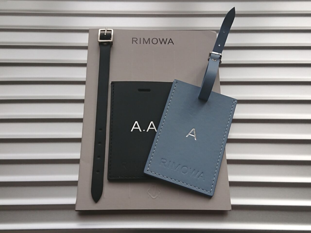 RIMOWA リモワ ラゲージ タグ ネームタグ RIMOWAネームタグ(黒