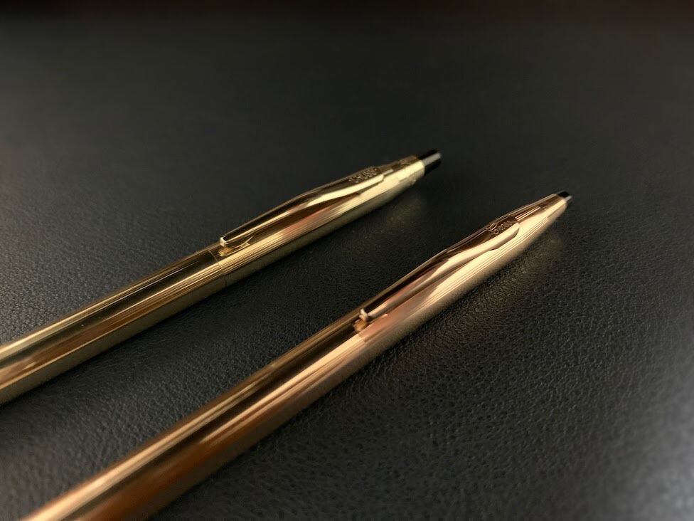 ◇クロス CROSS ボールペン 14KT GOLD 筆記体 ヴィンテージ(3