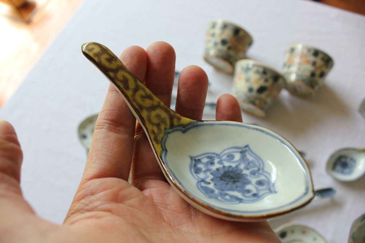 松浦コータローさん パンダと猫 八角形皿 器 松浦コータローさん