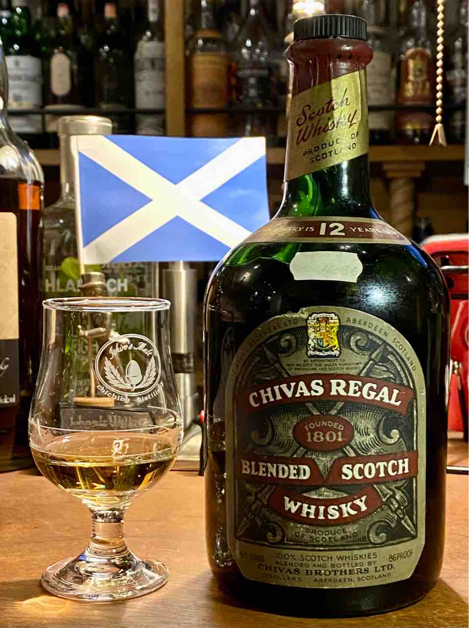 シーバスリーガル 12年 1950年代流通 43% : くりりんのウイスキー置場