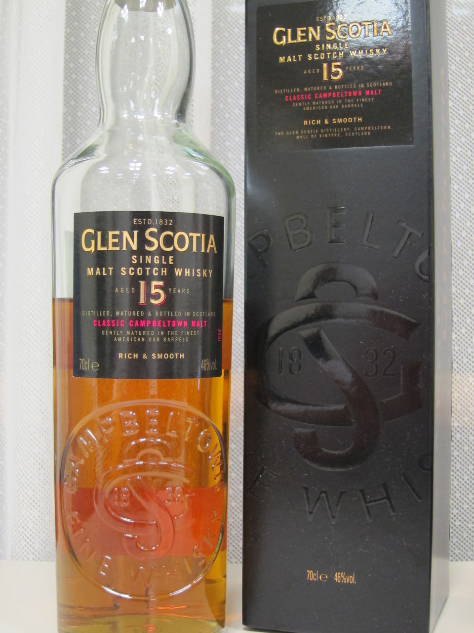 グレンスコシア 15年 46% 2015年リリース オフィシャルボトル : くり