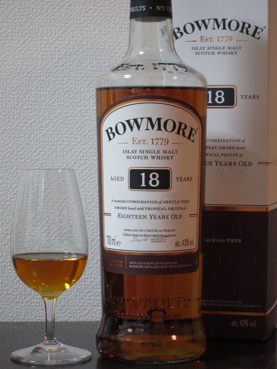 旧ボトル ボウモア 18年 アイラ シングルモルト ボウモア ウイスキー
